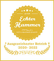 Auszeichnung Echter Hammer 2020-2022 - Wolf GmbH, Warendorfer Straße 22, 59075 Hamm